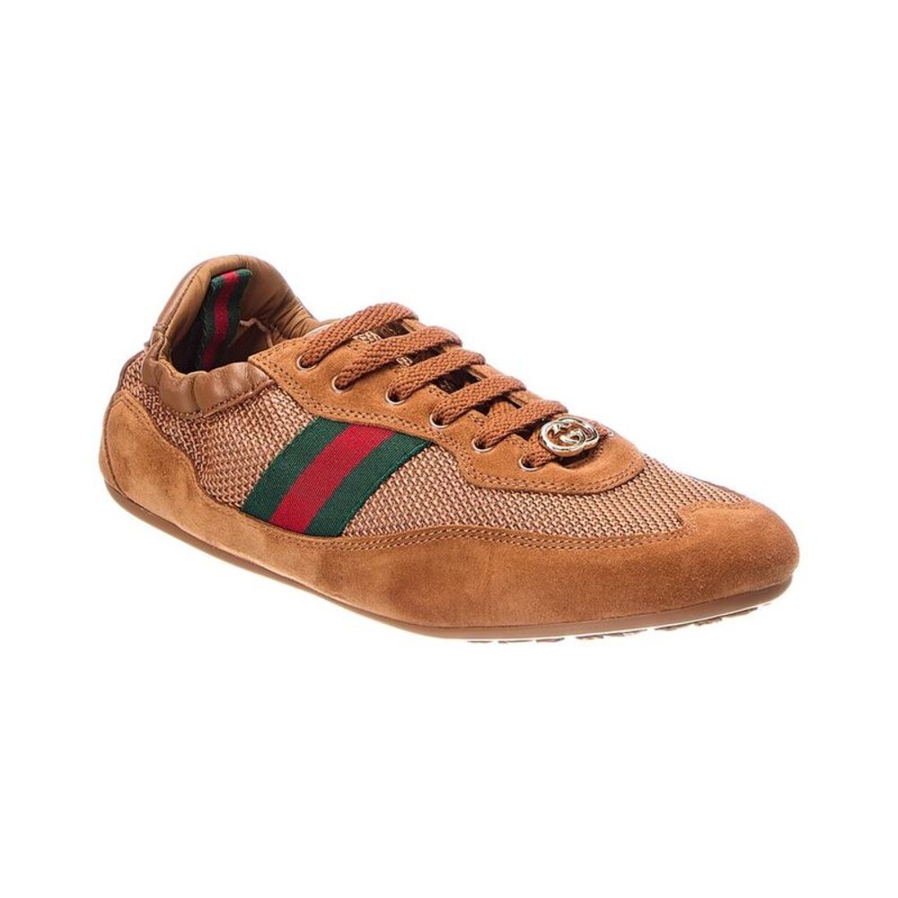 Gucci Gg Shift Suede Sneaker